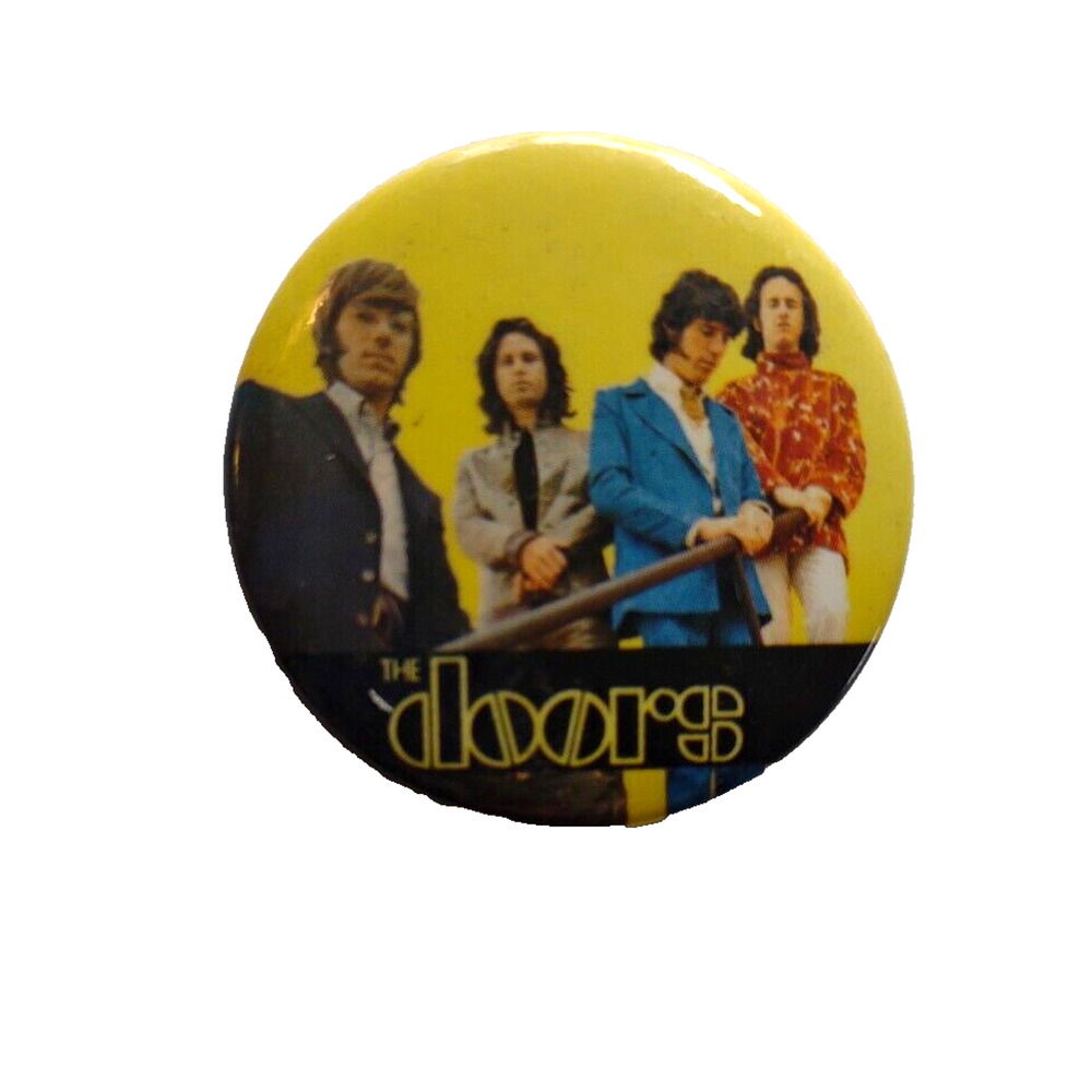 Jim Morrison The Doors Licensed Original 1986 Badge Pin Button Official Licensed